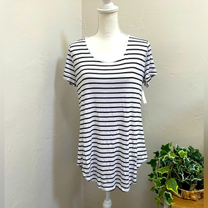 Daily Ritual Striped‎ Jersey T-Shirt